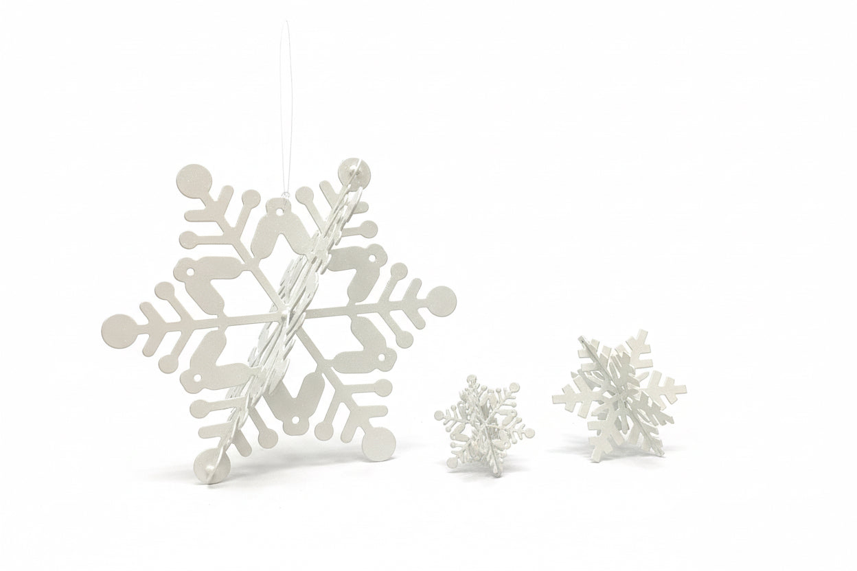 3D Snowflakes – I-80 Metal Art