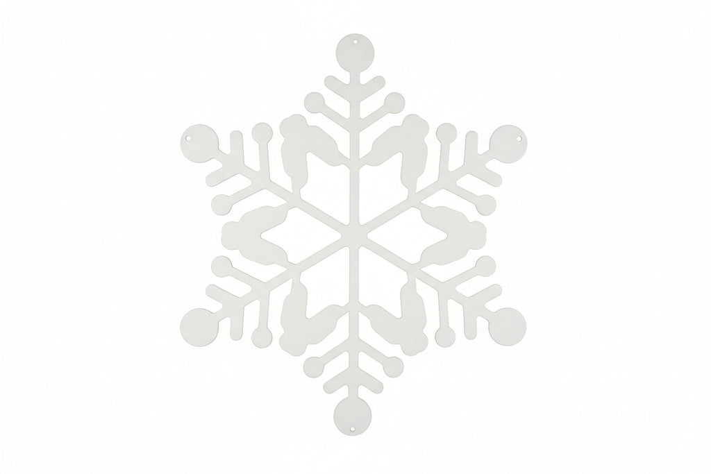 Flat snowflakes