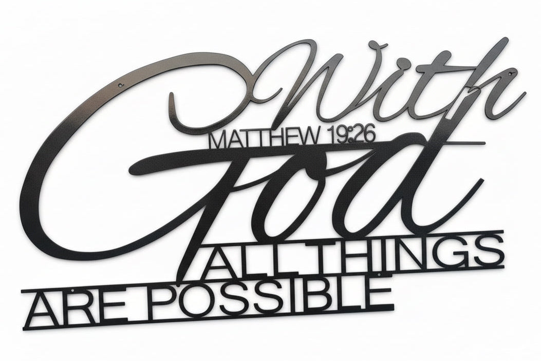 With God all things are possible