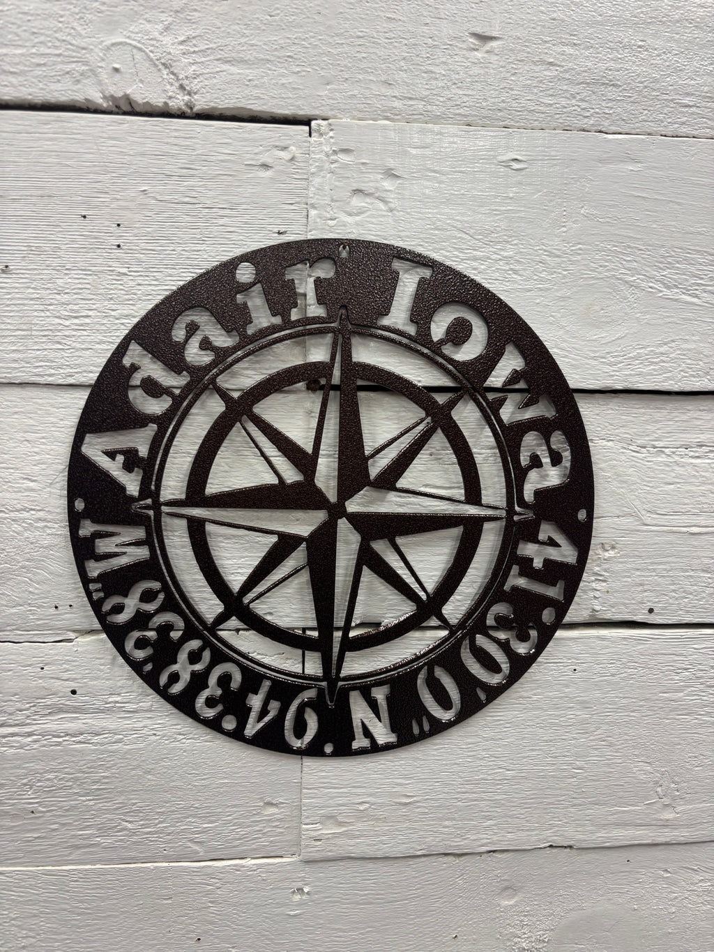 Coordinates Plaque