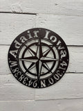 Coordinates Plaque