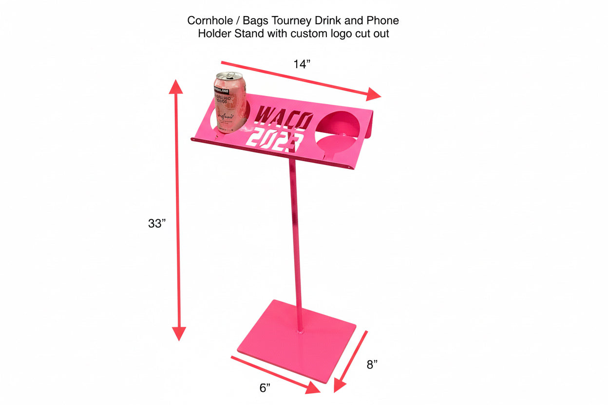 Cornhole/ Bags Drink and Phone Stand