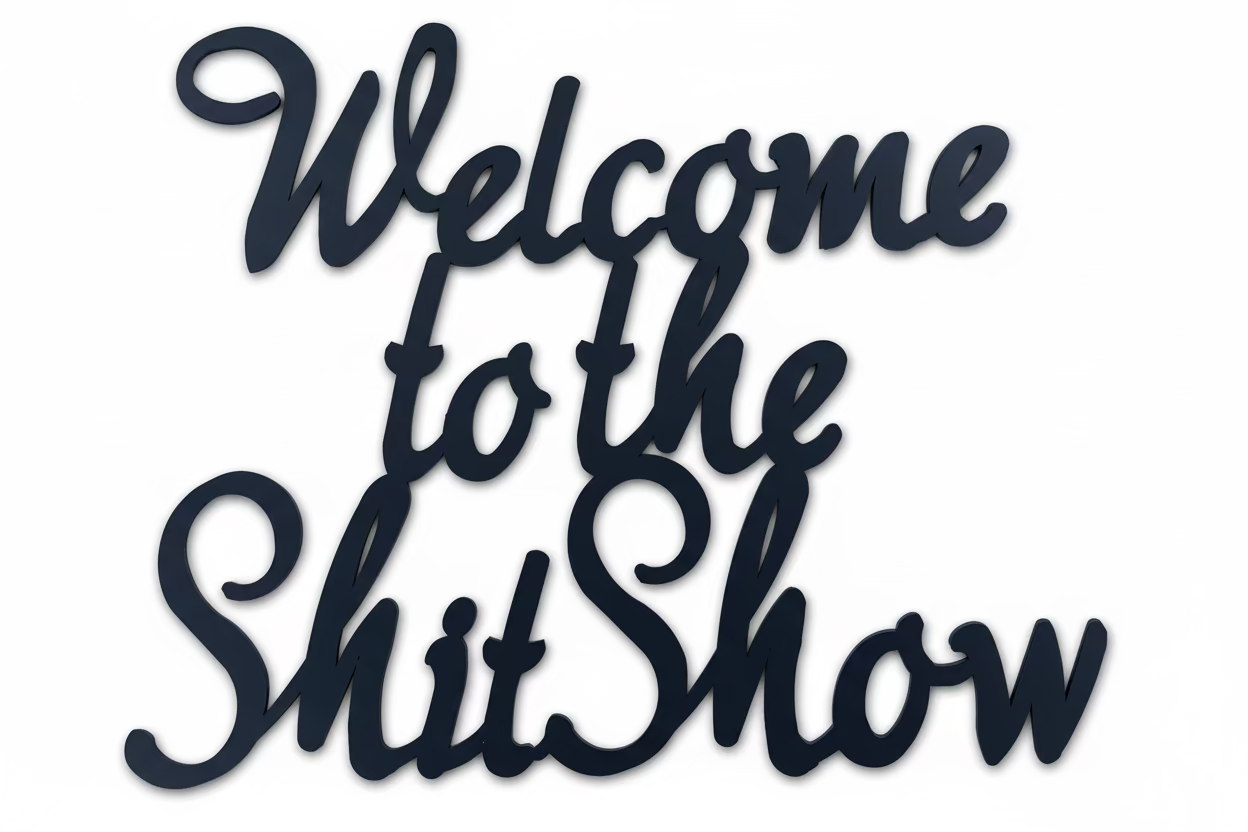 Welcome to the shit show