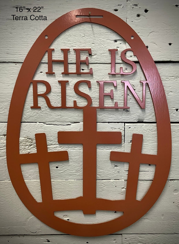 He is risen Easter egg A4