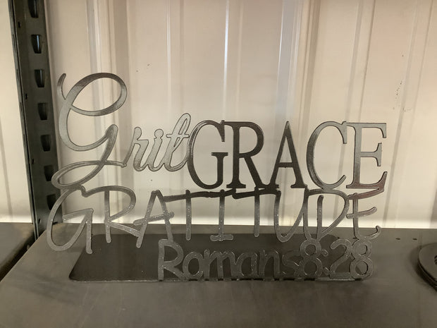 Grit Grace Gratitude Freestanding