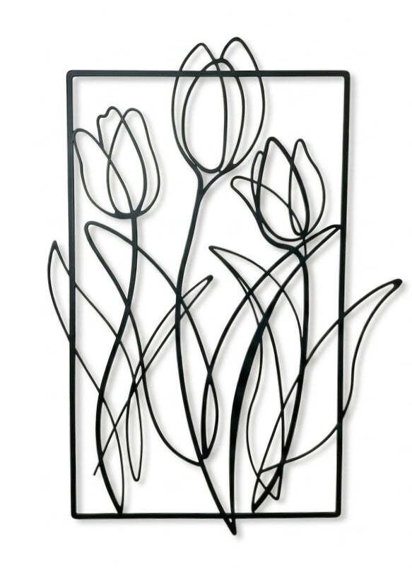 Tulip wall art