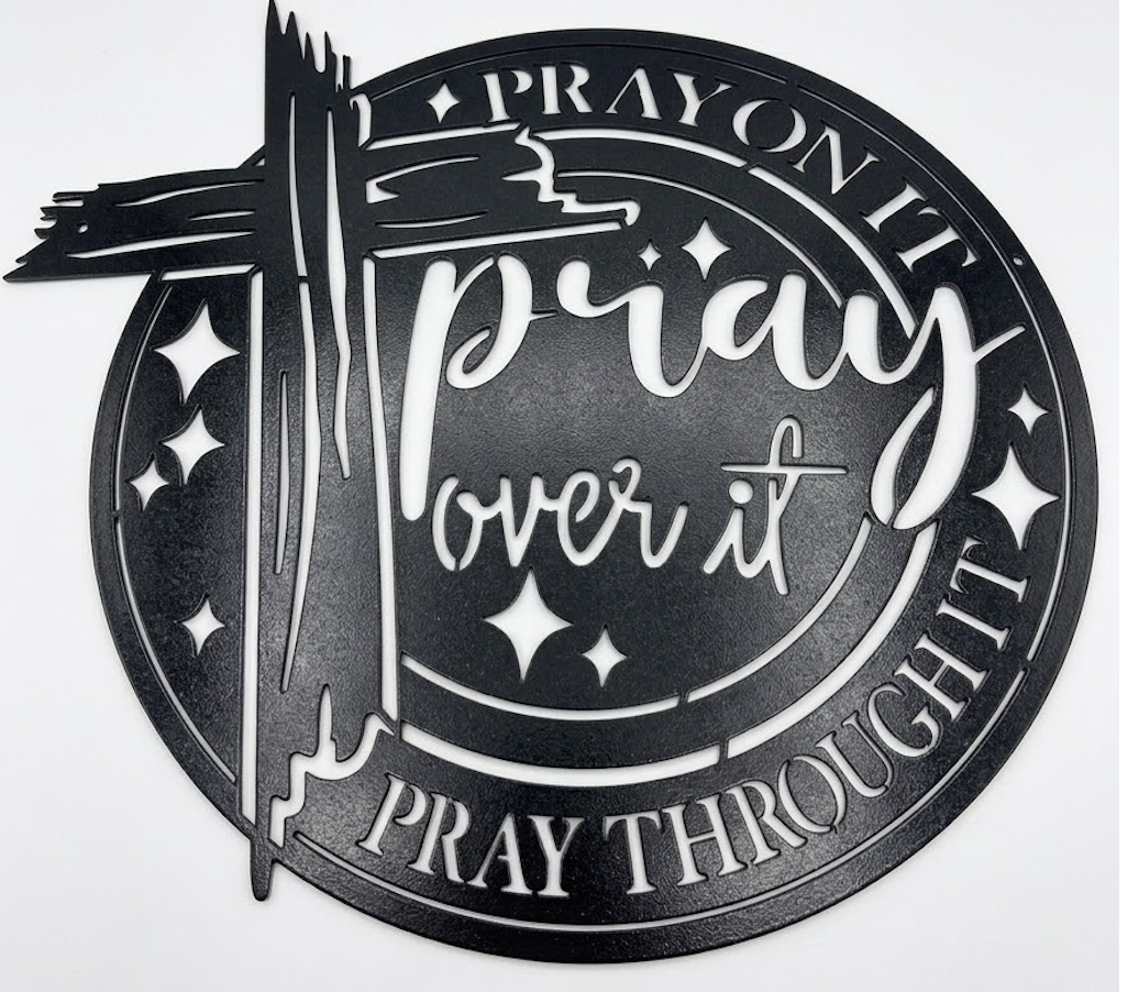 Pray on it, Pray over it, Pray through it