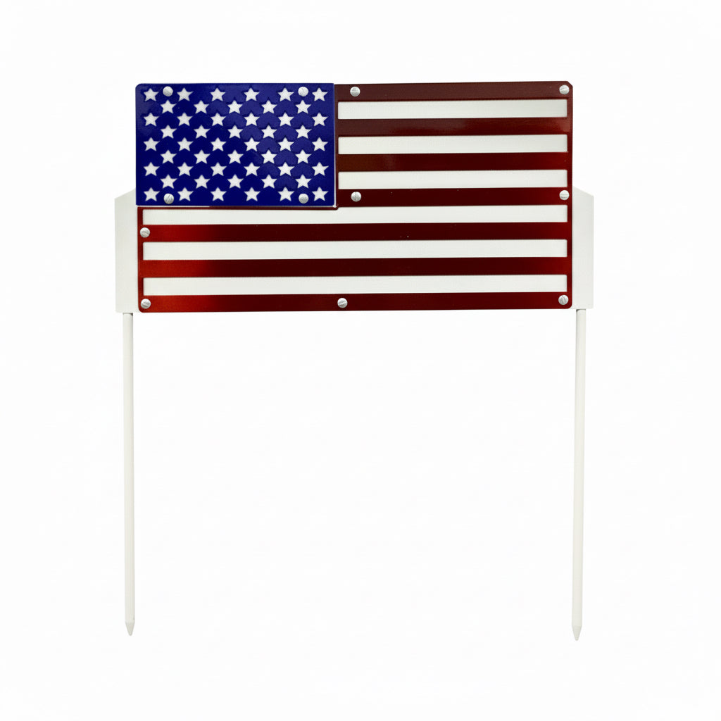 MAGA/USA Flag Double Sided Staked Yard Sign-U3