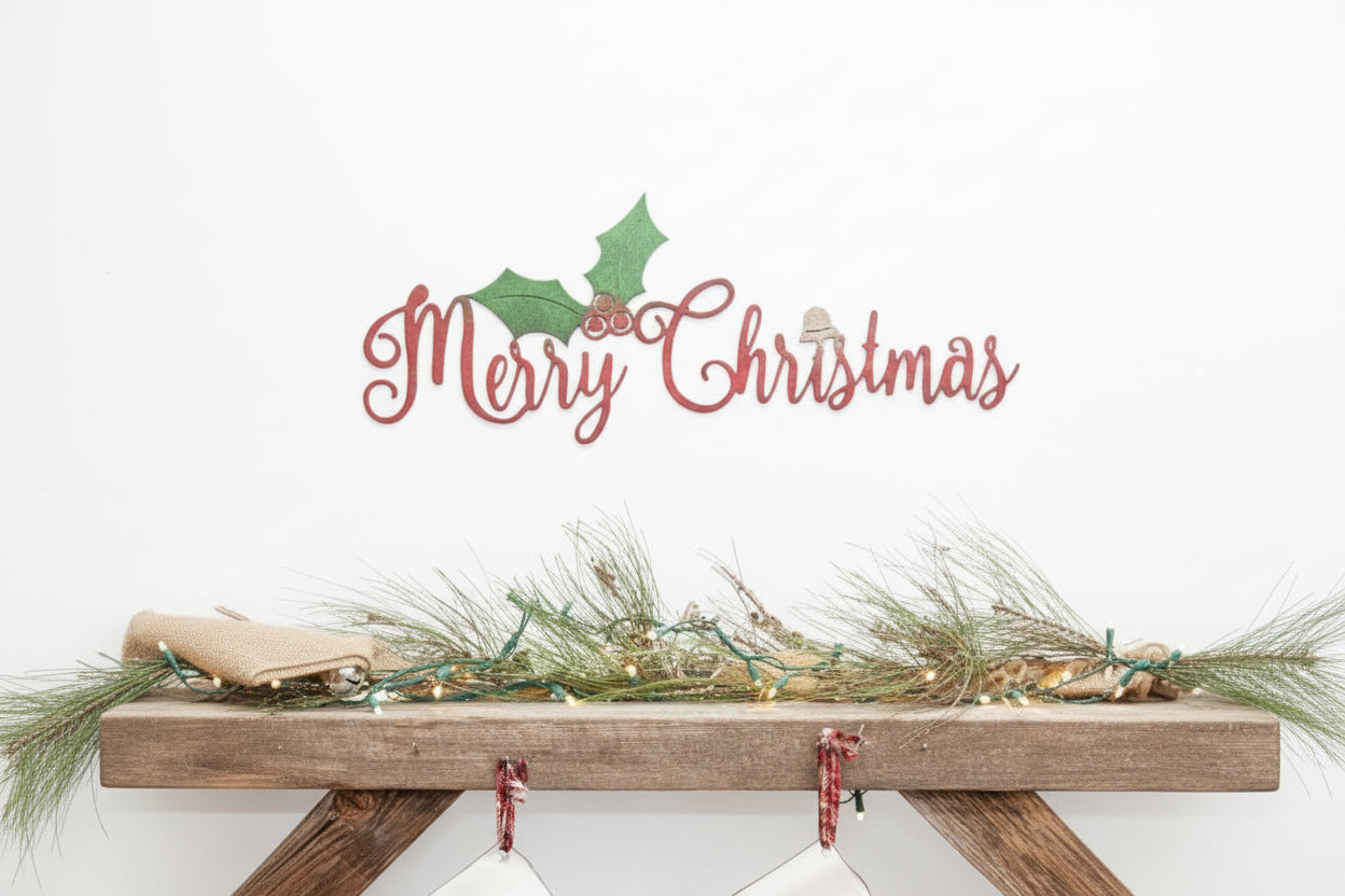 Merry Christmas with Holly