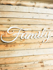 Family White Corrugated-I14