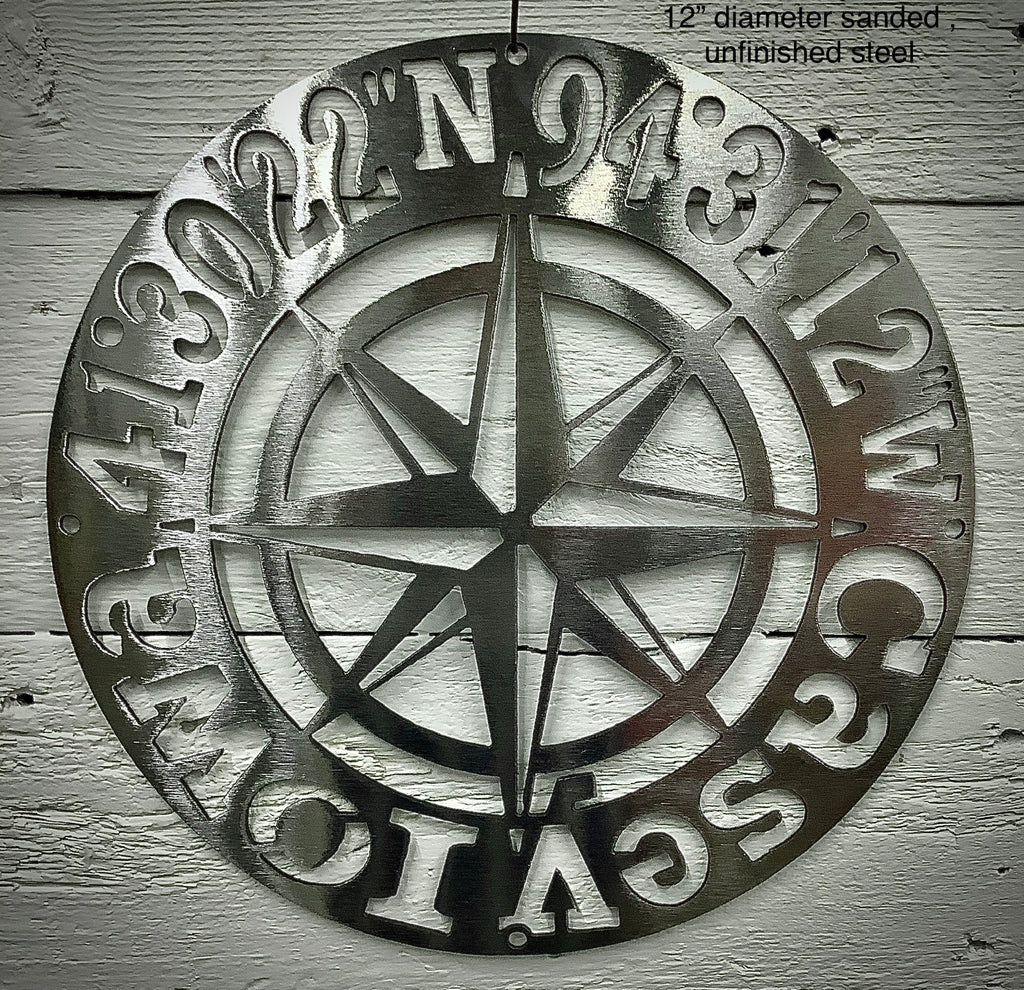 Coordinates Plaque