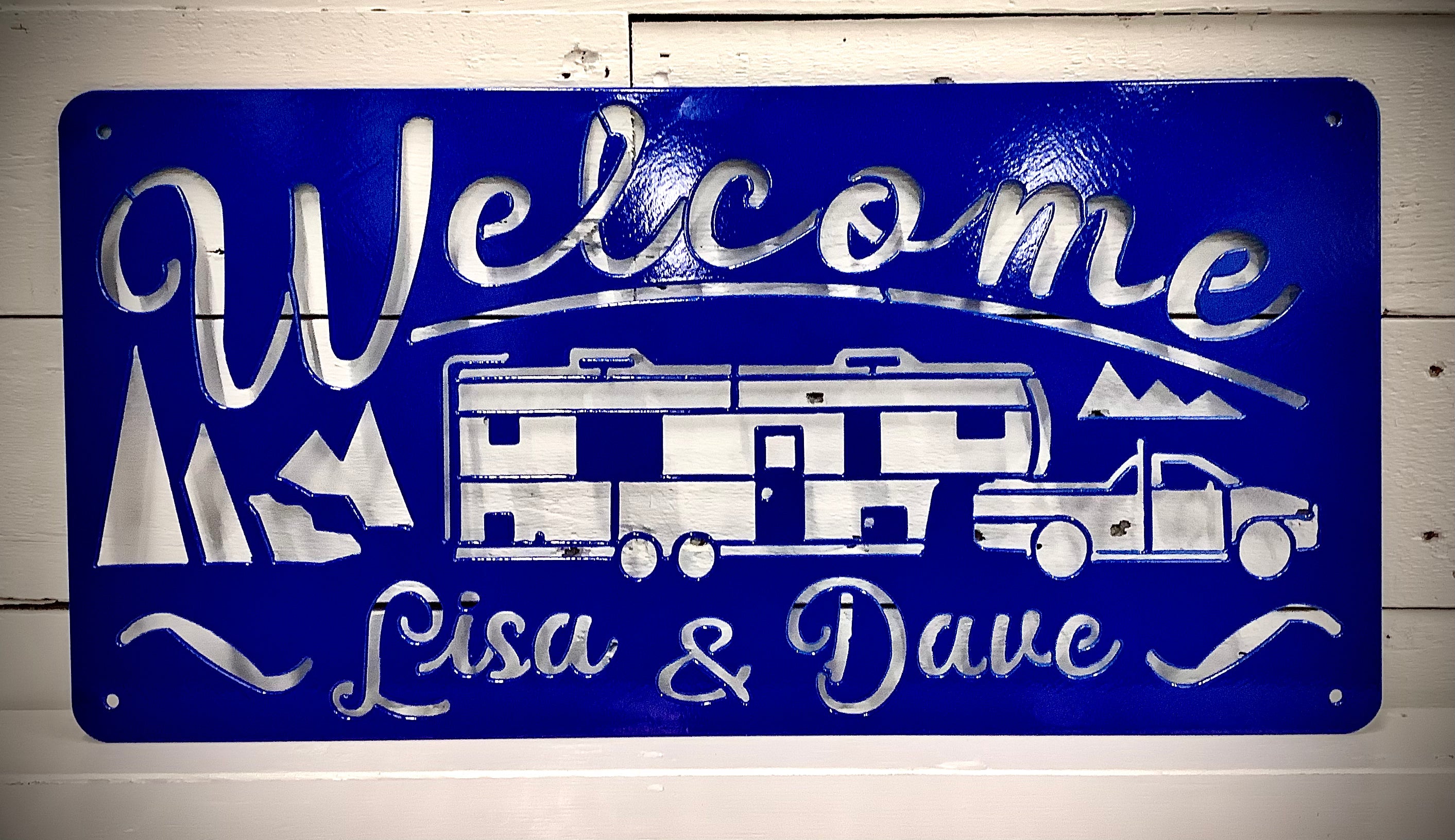 Camping sign ( customizable)