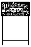 Camping sign ( customizable)