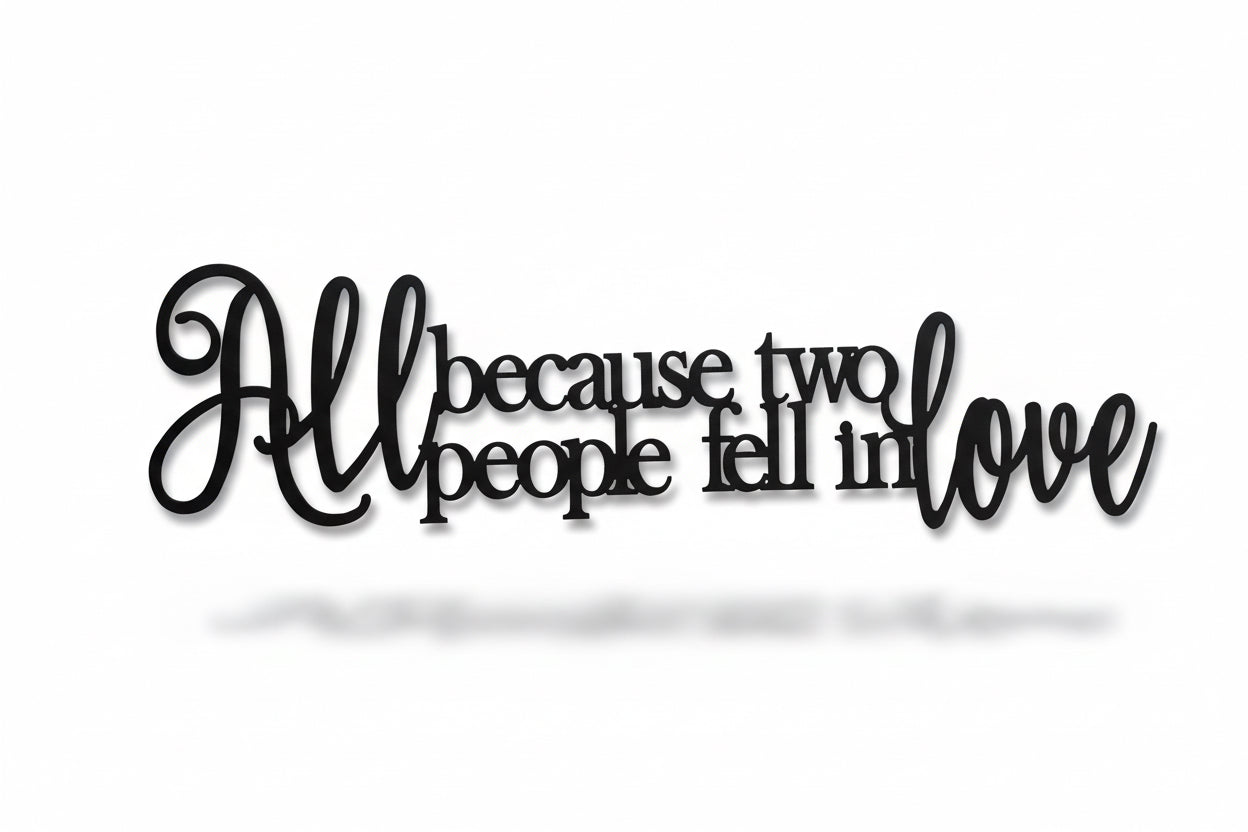 All because two people wall art-I6