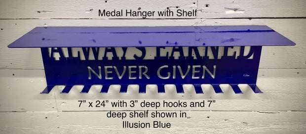 Medal hanger semi custom