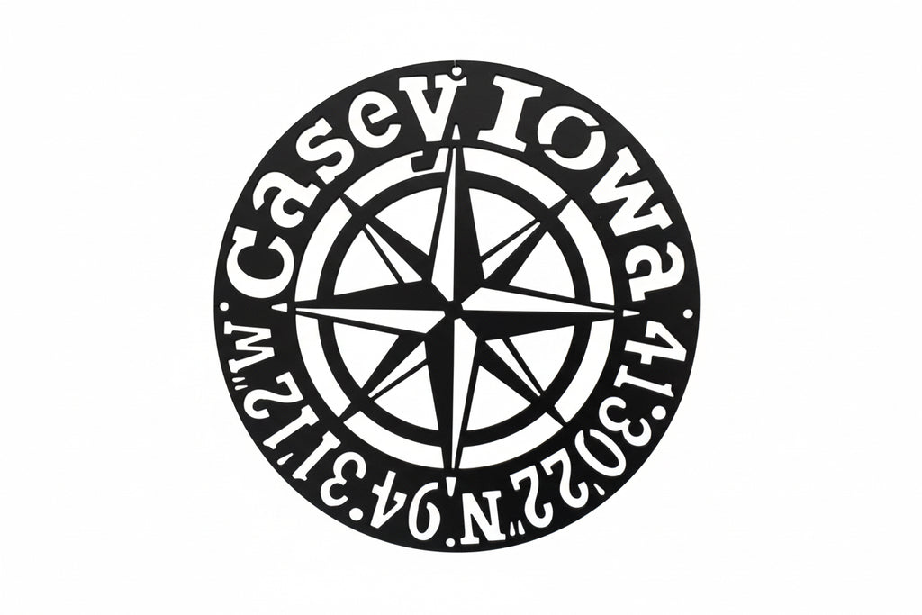 Coordinates Plaque