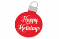 Happy Holidays Bulb
