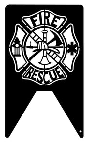 Fire and rescue service person memorial stake