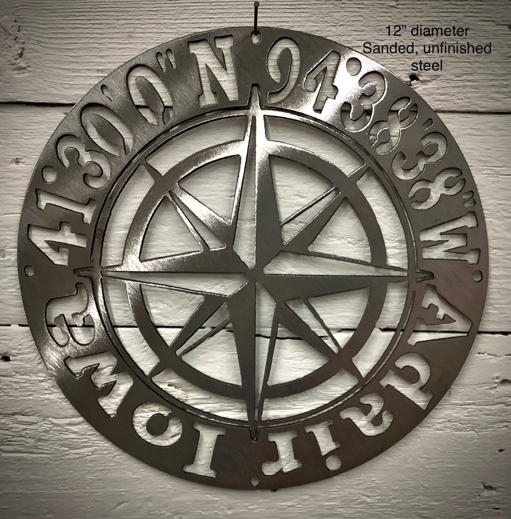 Coordinates Plaque