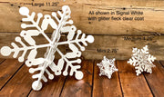 Snowflake ornaments 3D