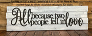 All because two people wall art-L5