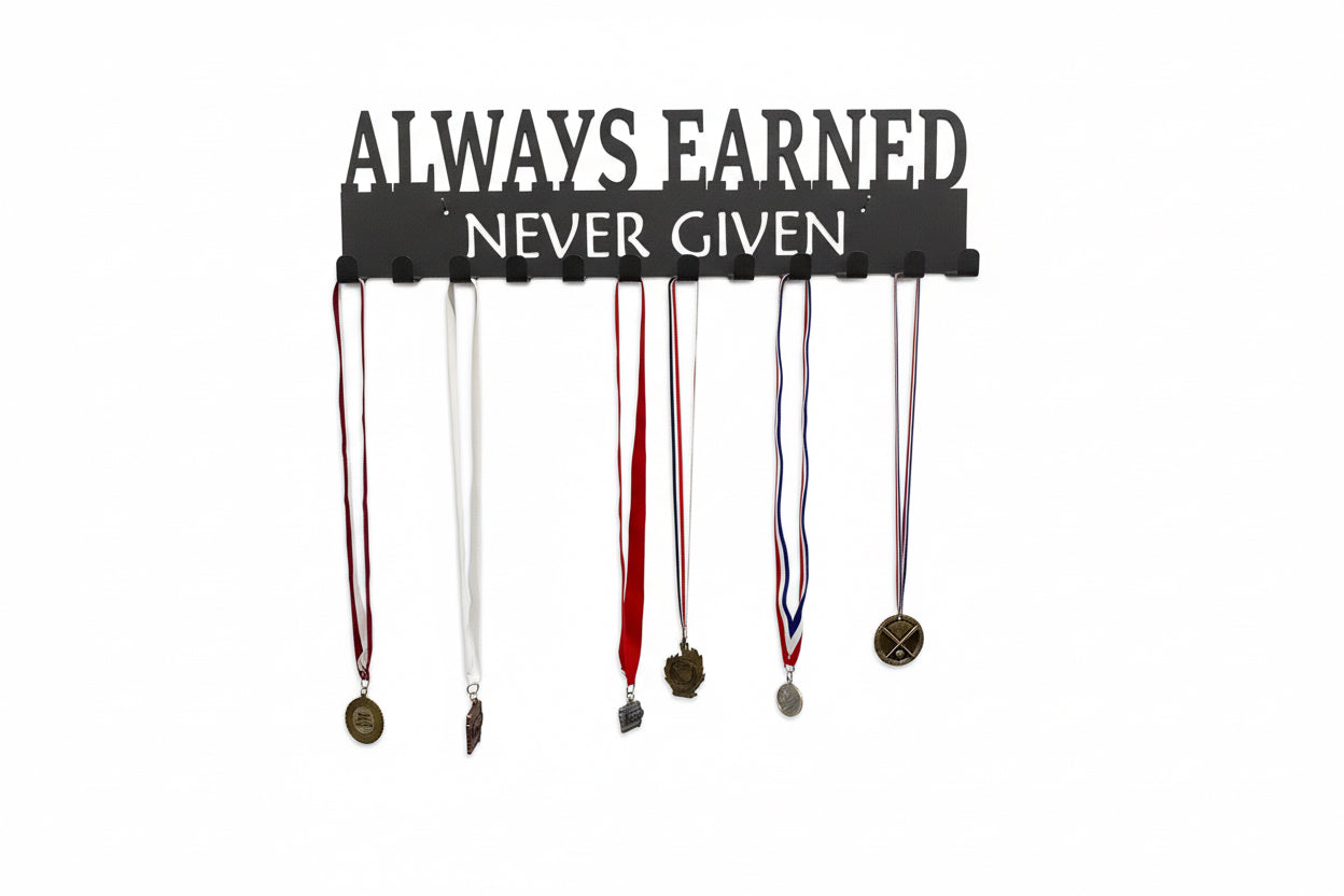 Always earned...medal hanger P2