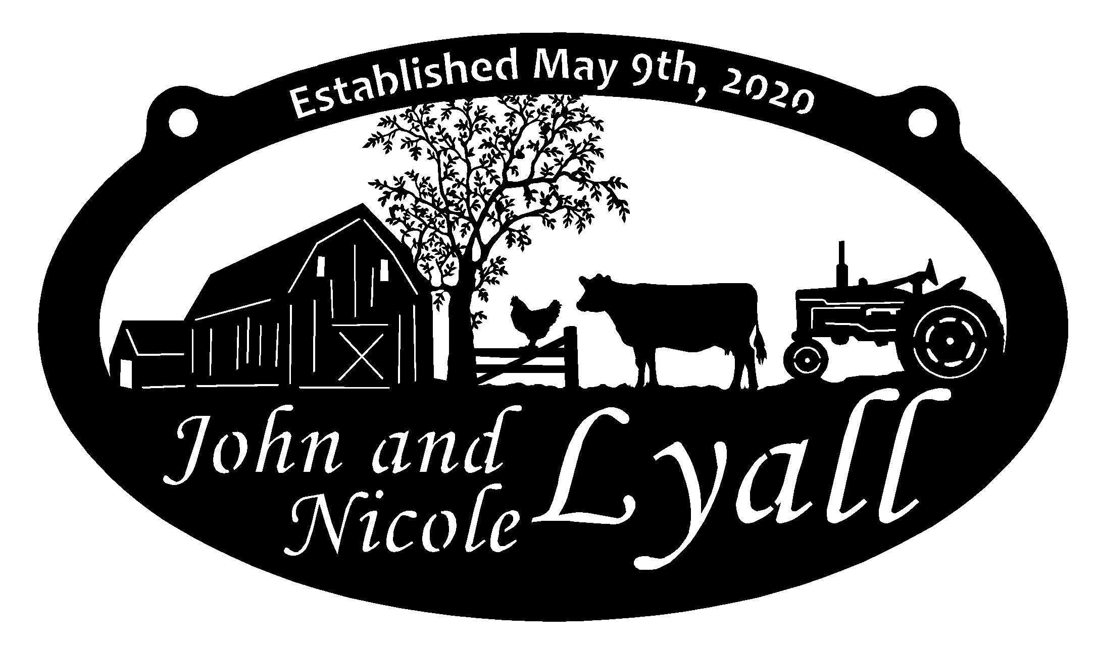Custom Farm / Estate / Home signs